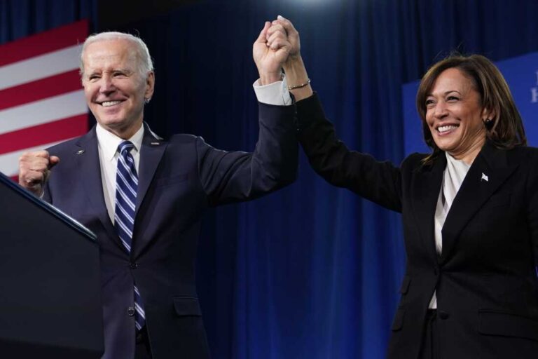 Harris Lauds Biden’s ‘Unmatched’ Legacy in First Remarks Since His Exit from 2024 Race