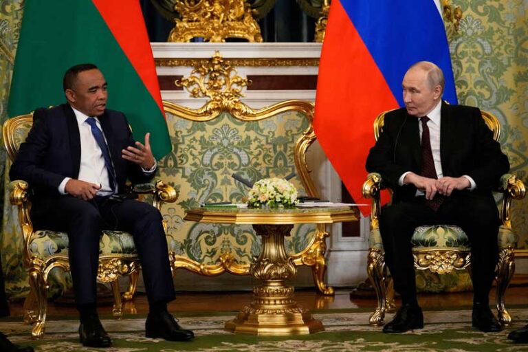 Madagascar’s acting leadership expands partnership with Russia