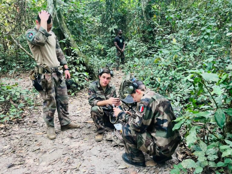 French Army launches environmental protection training for African military personnel in Gabon.