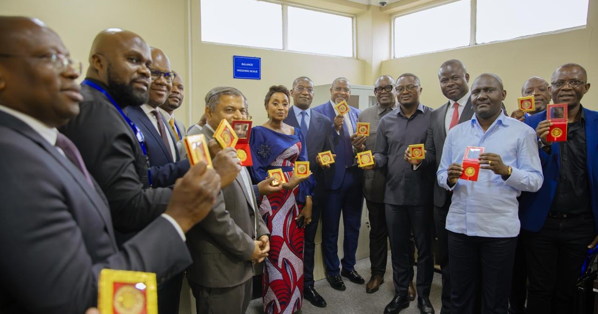 DRC launches first gold refinery, set to produce 500–600kg monthly.