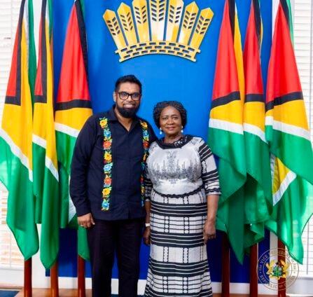 Vice President Jane Naana Opoku-Agyemang joins Guyana Independence celebrations