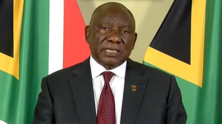 South Africa’s President Cyril Ramaphosa rejects demands for him to resign.