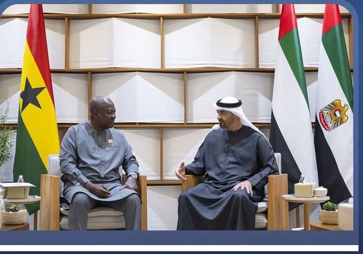 Ghana, UAE to deepen energy cooperation as Mahama expresses solidarity