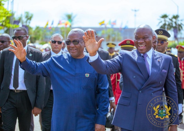Mahama joins global leaders in Libreville for Innovation and Development forum