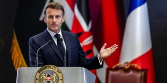 Macron announces $27bn Africa fund as France challenges China’s influence.