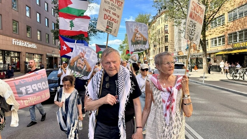 Hundreds in Sweden protest Israeli attacks, ceasefire violations in Gaza