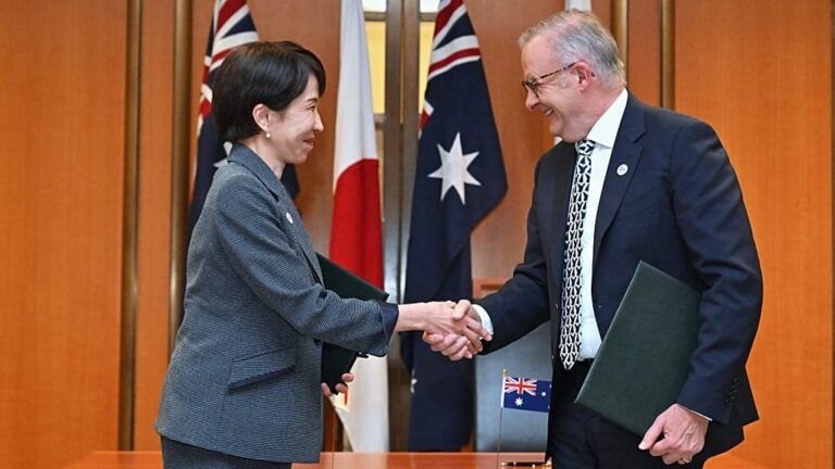 Australia’s PM Anthony Albanese under fire for ‘melons’ gag about Japanese leader