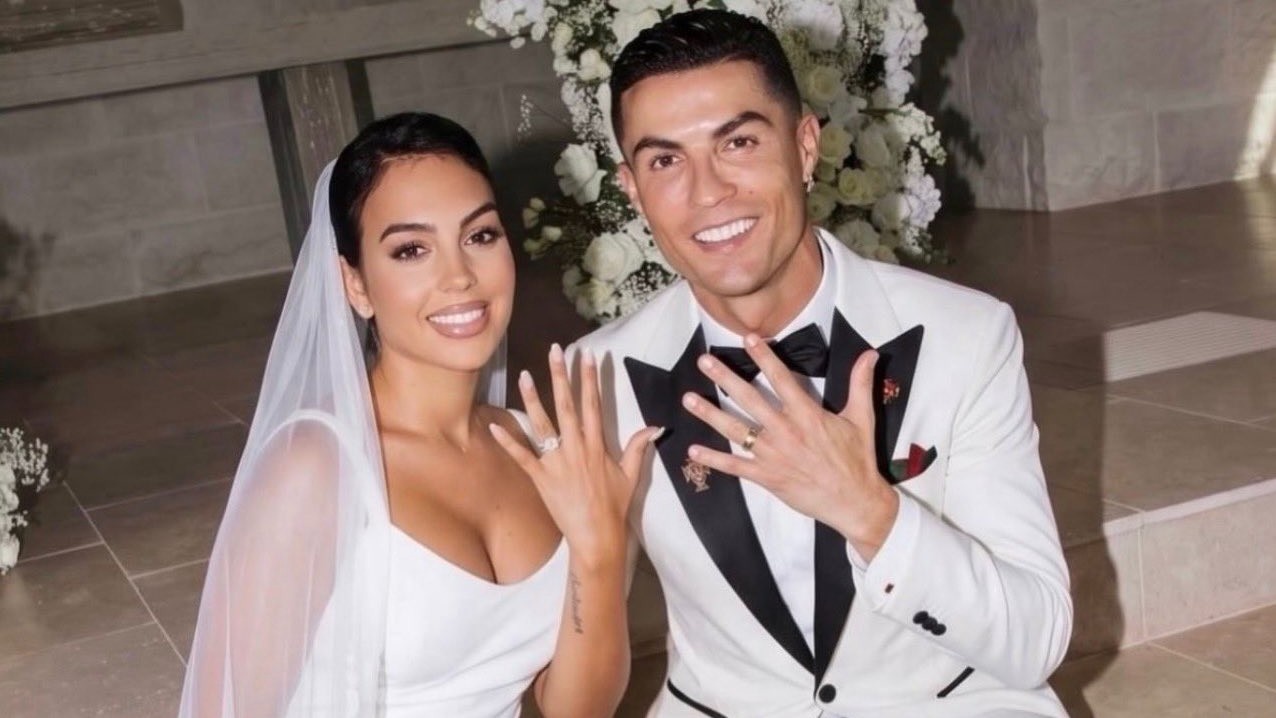 Cristiano Ronaldo marries long-time partner Georgina Rodriguez