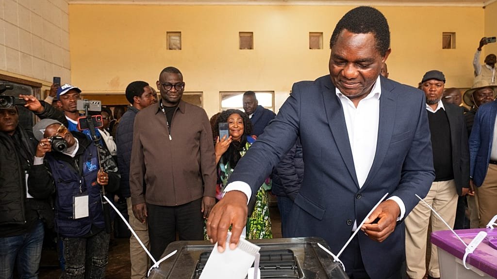 Zambia’s Hichilema sworn in for a second term, Mundubile in jail