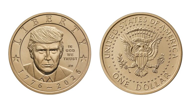 US Treasury issues $1 coin with Trump’s face on it