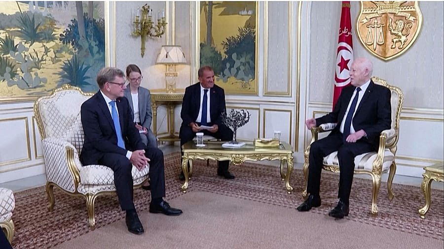 Tunisia’s President Saied hosts German FM, calls for ‘balance’ in EU ties