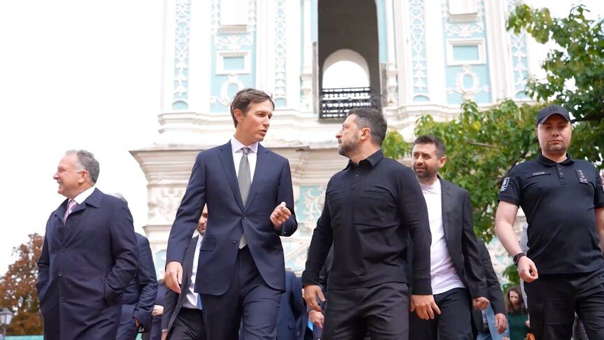 Zelenskyy meets with US envoys Witkoff and Kushner in Kyiv